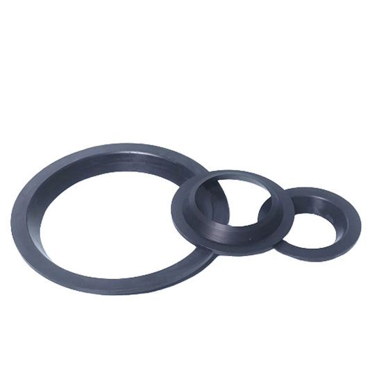 NBR Rubber J Type Dust Wiper Seal for Hydraulic Cylinder Piston Rod ID 10 - 400mm