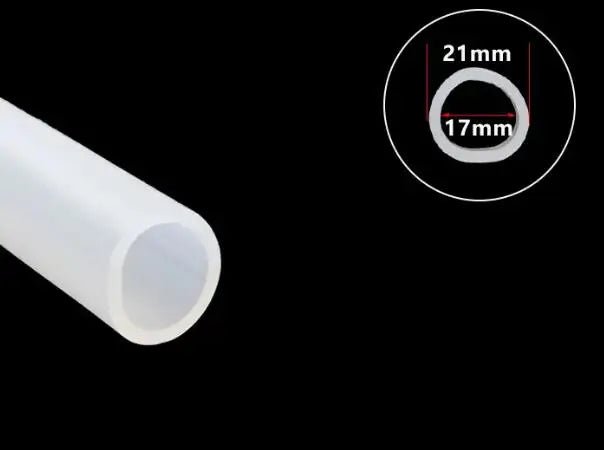 1 Meter ID 17 To 70mm Wall Thickness 2mm Silicone Rubber Water Tube High Temperature Resistant Rubber Hose Sealing Strip - | Xingtai Hanze Trading Co., Ltd.