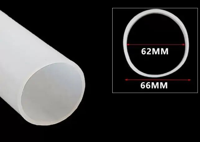 1 Meter ID 40 To 105mm Silicone Rubber Tube High Temperature Resistant Rubber Water Hose Sealing Strip Wall Thickness 2 - 5mm - | Xingtai Hanze Trading Co., Ltd.