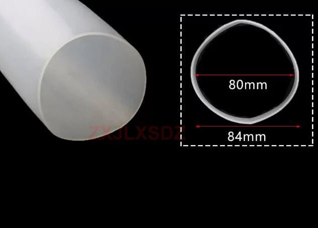 1 Meter ID 40 To 105mm Silicone Rubber Tube High Temperature Resistant Rubber Water Hose Sealing Strip Wall Thickness 2 - 5mm - | Xingtai Hanze Trading Co., Ltd.