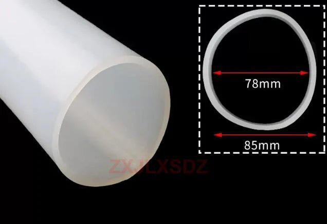 1 Meter ID 40 To 105mm Silicone Rubber Tube High Temperature Resistant Rubber Water Hose Sealing Strip Wall Thickness 2 - 5mm - | Xingtai Hanze Trading Co., Ltd.