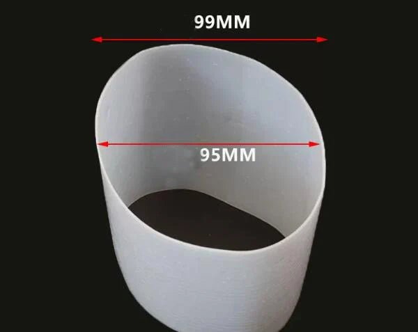 1 Meter ID 40 To 105mm Silicone Rubber Tube High Temperature Resistant Rubber Water Hose Sealing Strip Wall Thickness 2 - 5mm - | Xingtai Hanze Trading Co., Ltd.