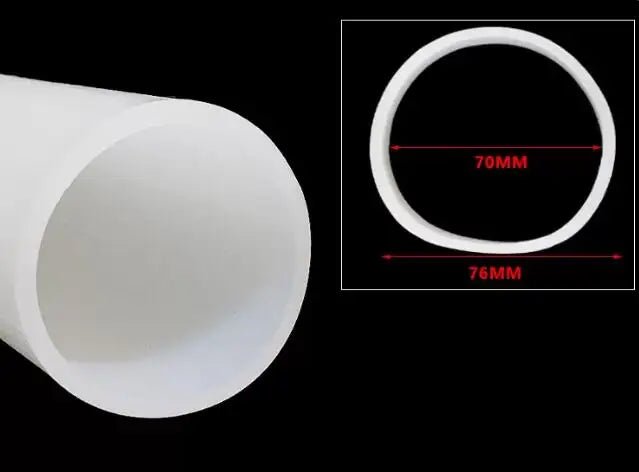 1 Meter ID 40 To 105mm Silicone Rubber Tube High Temperature Resistant Rubber Water Hose Sealing Strip Wall Thickness 2 - 5mm - | Xingtai Hanze Trading Co., Ltd.