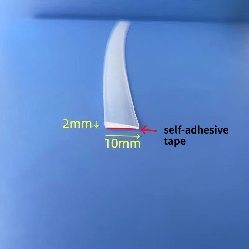 1 meter self adhesive silicone rubber seal strip kitchen bar weatherstrip water retaining strip - | Xingtai Hanze Trading Co., Ltd.