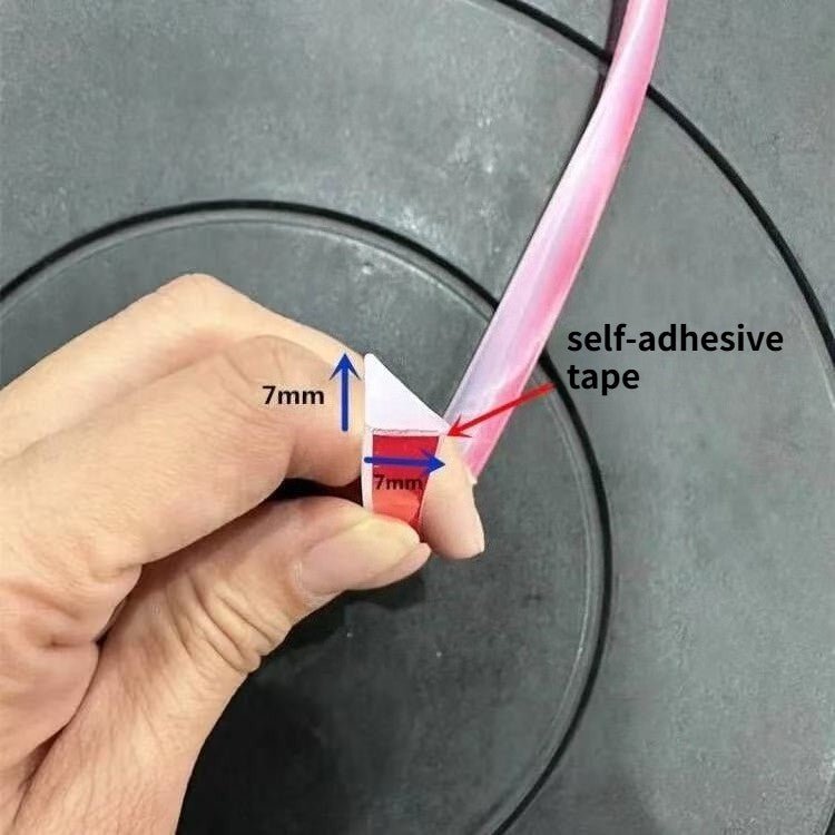 1 meter self adhesive silicone rubber seal strip kitchen bar weatherstrip water retaining strip - | Xingtai Hanze Trading Co., Ltd.