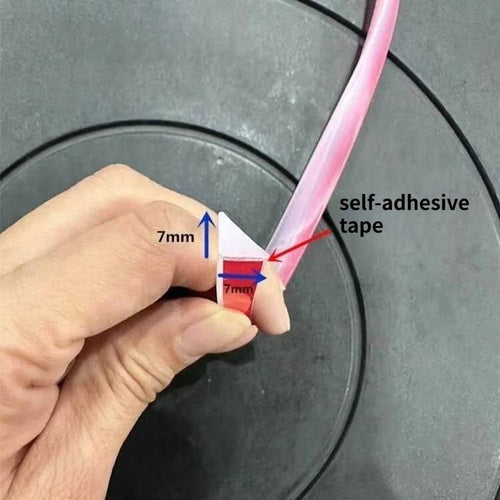 1 meter self adhesive silicone rubber seal strip kitchen bar weatherstrip water retaining strip - | Xingtai Hanze Trading Co., Ltd.