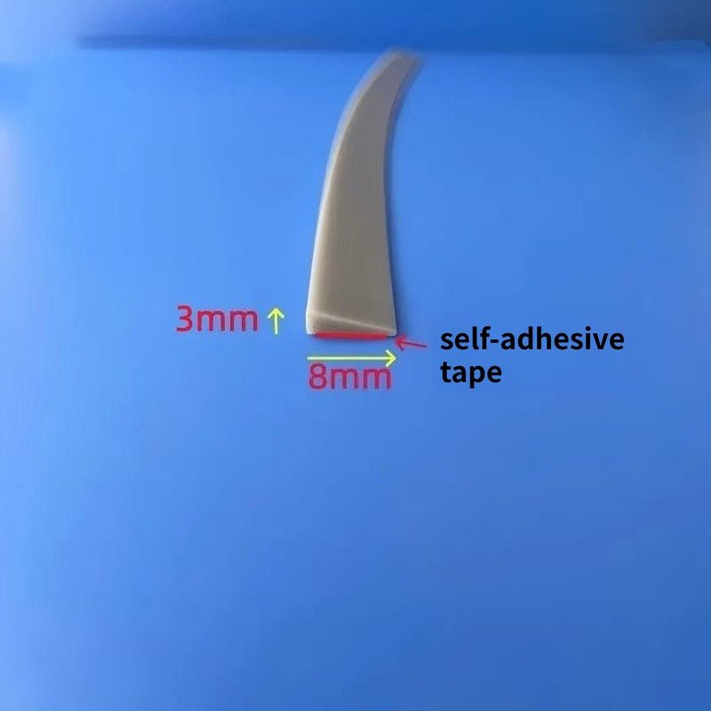 1 meter self adhesive silicone rubber seal strip kitchen bar weatherstrip water retaining strip - | Xingtai Hanze Trading Co., Ltd.