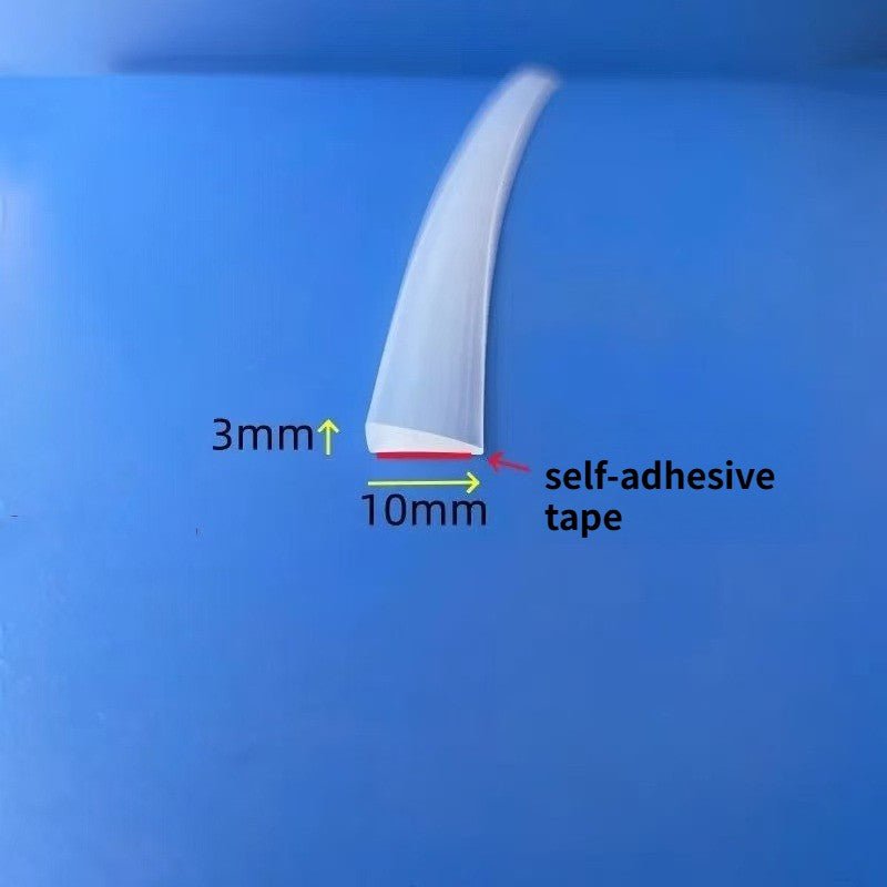 1 meter self adhesive silicone rubber seal strip kitchen bar weatherstrip water retaining strip - | Xingtai Hanze Trading Co., Ltd.
