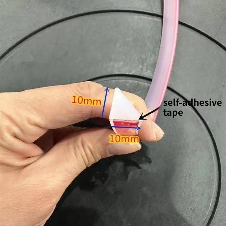 1 meter self adhesive silicone rubber seal strip kitchen bar weatherstrip water retaining strip - | Xingtai Hanze Trading Co., Ltd.
