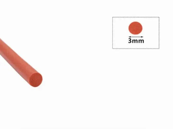 10 Meters Silicone Rubber Foam Sealing Strip Round Rod Diameter 3 4 5 6 7 8 9 10mm - | Xingtai Hanze Trading Co., Ltd.