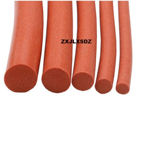 10 Meters Silicone Rubber Foam Sealing Strip Round Rod Diameter 3 4 5 6 7 8 9 10mm - | Xingtai Hanze Trading Co., Ltd.
