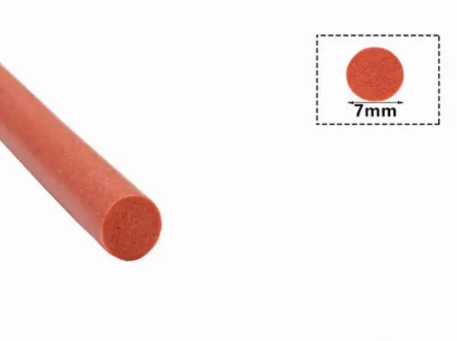 10 Meters Silicone Rubber Foam Sealing Strip Round Rod Diameter 3 4 5 6 7 8 9 10mm - | Xingtai Hanze Trading Co., Ltd.