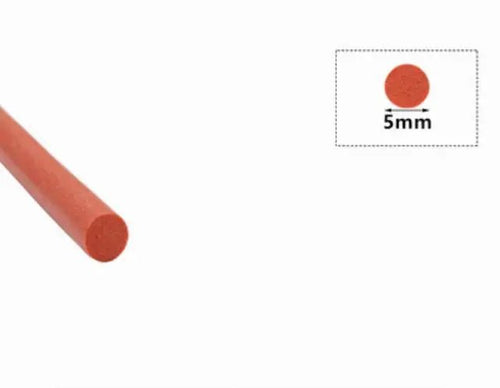 10 Meters Silicone Rubber Foam Sealing Strip Round Rod Diameter 3 4 5 6 7 8 9 10mm - | Xingtai Hanze Trading Co., Ltd.