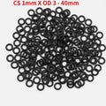 100 Pcs NBR O Ring O - ring Oring Seal Rubber Gasket CS 1mm X OD 3 3.5 4 4.5 5 5.5 6 6.5 7 7.5 8 8.5 9 9.5 10 10.5 11 11.5 To 40mm - | Xingtai Hanze Trading Co., Ltd.
