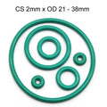 100 PCS Rubber O Ring CS2mm x OD 21/22/23/24/25/26/27/28/29/30/31/32/33/34/35/36/37/38 Fluorine Rubber Gasket Seal FKM O Ring - | Xingtai Hanze Trading Co., Ltd.
