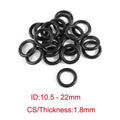 100Pcs NBR Rubber O Ring O - ring Seal Rubber Gasket ID 10.5 11 11.2 11.5 11.8 12 12.5 12.8 13 13.2 13.5 14 15 15.4 22mm X CS1.8mm - | Xingtai Hanze Trading Co., Ltd.