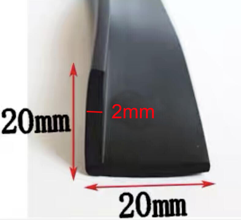 1 Meter L  Rubber Edge Strip Door Seal Strip Weatherstrip Edge Guard Edge Trim