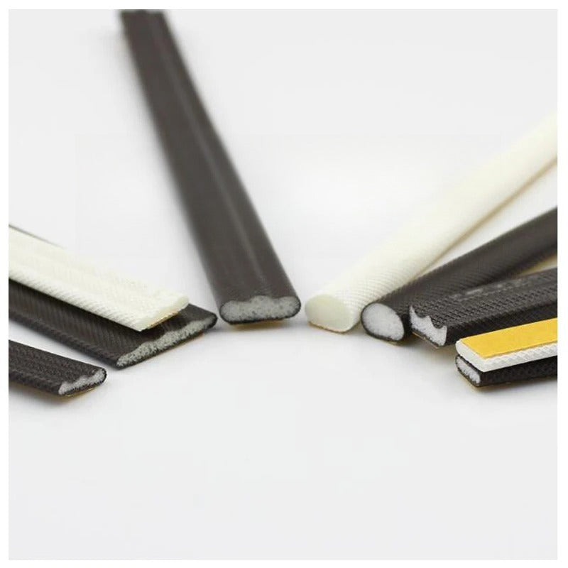 5 Meters D/P/E/I Type High Resilience PE Wrap PU Foam Self Adhesive Sealing Strip Door Window Seals Gasket