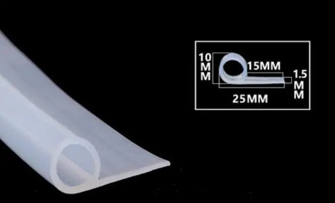 2 Meters High Temperature Resistant Silicone Sealing Strip P Shaped Oven Steamer Rubber Sealing Strip - | Xingtai Hanze Trading Co., Ltd.