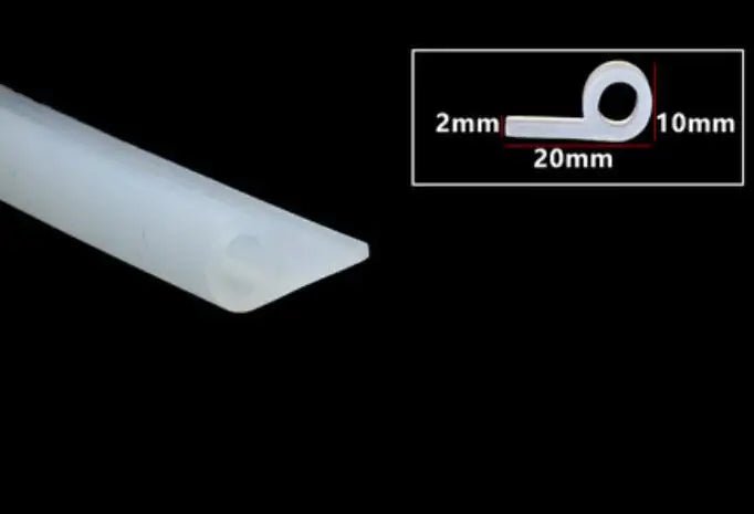 2 Meters High Temperature Resistant Silicone Sealing Strip P Shaped Oven Steamer Rubber Sealing Strip - | Xingtai Hanze Trading Co., Ltd.