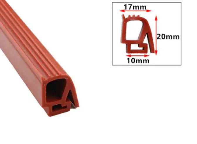 2 Meters High Temperature Steaming Cabinet Door Seal Strip M - type Oven Sealing Strip Door Gasket - | Xingtai Hanze Trading Co., Ltd.