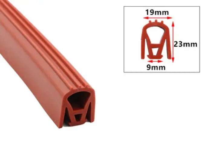 2 Meters High Temperature Steaming Cabinet Door Seal Strip M - type Oven Sealing Strip Door Gasket - | Xingtai Hanze Trading Co., Ltd.