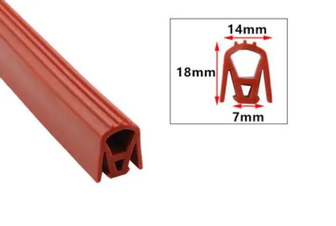 2 Meters High Temperature Steaming Cabinet Door Seal Strip M - type Oven Sealing Strip Door Gasket - | Xingtai Hanze Trading Co., Ltd.