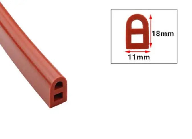 2 Meters High Temperature Steaming Cabinet Door Seal Strip M - type Oven Sealing Strip Door Gasket - | Xingtai Hanze Trading Co., Ltd.