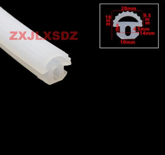 2 Meters Mushroom Head Silicone Strip High Temperature Resistant T Shape Silicone Rubber Sealing Strip For Vacuum Machine Dryer - | Xingtai Hanze Trading Co., Ltd.