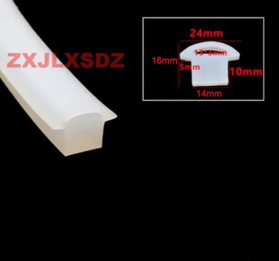 2 Meters Mushroom Head Silicone Strip High Temperature Resistant T Shape Silicone Rubber Sealing Strip For Vacuum Machine Dryer - | Xingtai Hanze Trading Co., Ltd.