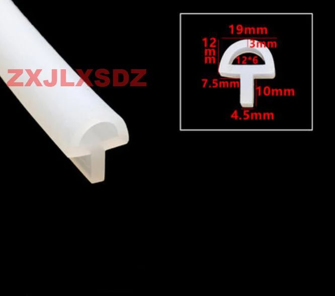 2 Meters Mushroom Head Silicone Strip High Temperature Resistant T Shape Silicone Rubber Sealing Strip For Vacuum Machine Dryer - | Xingtai Hanze Trading Co., Ltd.