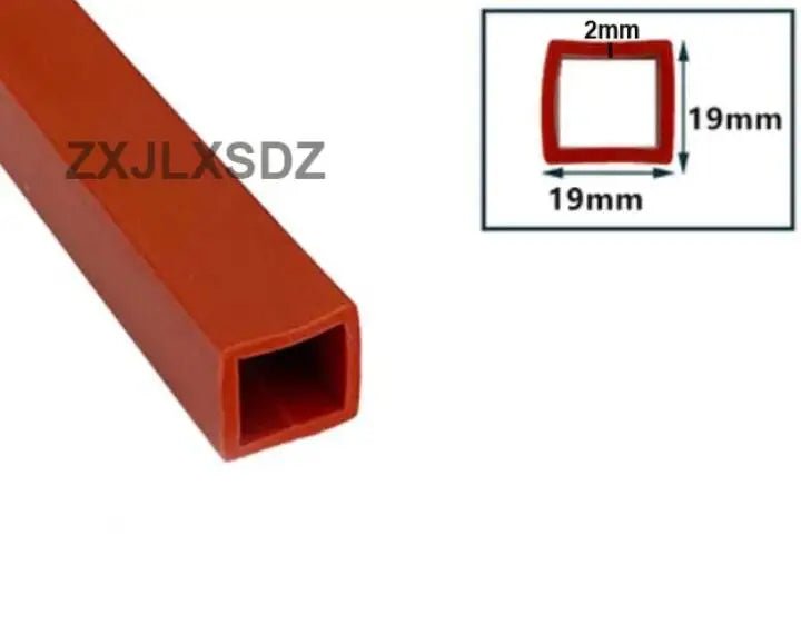 2 Meters Silicone Rubber Square Tube Sleeve High Temperature Resistant Weatherstrip Silicone Rubber Square Sealing Strip - | Xingtai Hanze Trading Co., Ltd.
