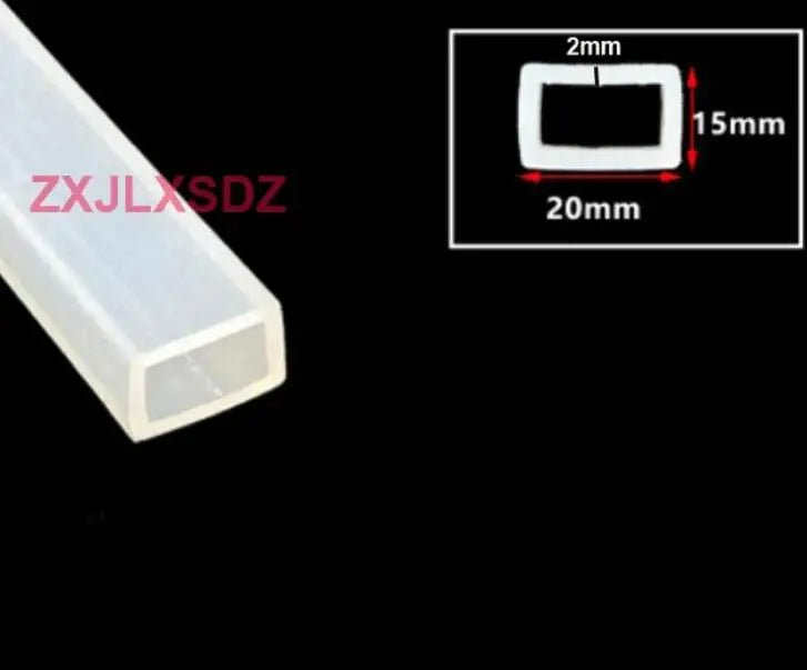 2 Meters Silicone Rubber Square Tube Sleeve High Temperature Resistant Weatherstrip Silicone Rubber Square Sealing Strip - | Xingtai Hanze Trading Co., Ltd.
