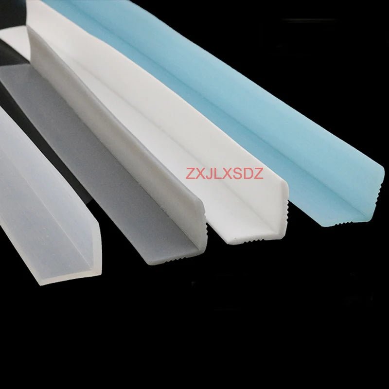 3 Meters L - shaped high temperature resistant silicone rubber edge trim glass door sealing strip weatherstrip edge guard - | Xingtai Hanze Trading Co., Ltd.