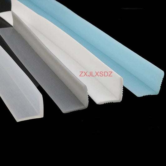 3 Meters L - shaped high temperature resistant silicone rubber edge trim glass door sealing strip weatherstrip edge guard - | Xingtai Hanze Trading Co., Ltd.