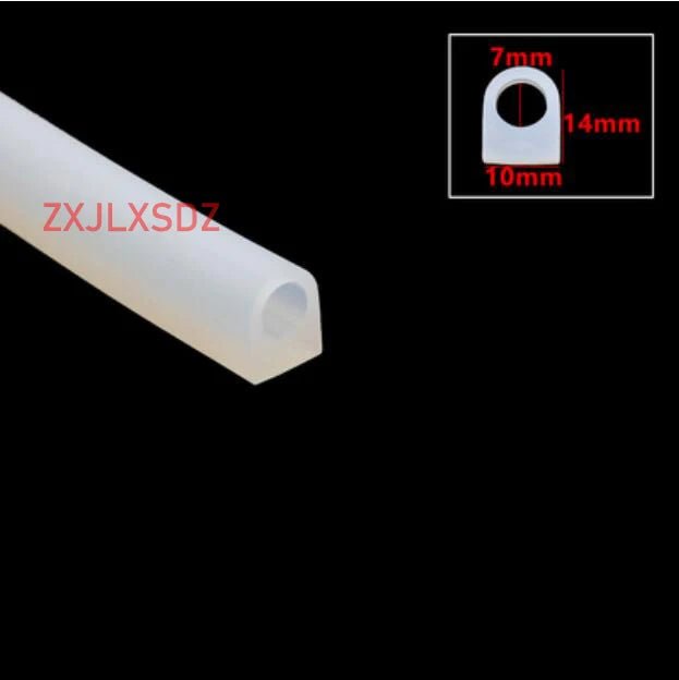 3 Metes D Type Door Gasket Silicone Rubber Sealing Strip Weatherstrip Water Retaining Strip Kitchen Water Stopper - | Xingtai Hanze Trading Co., Ltd.