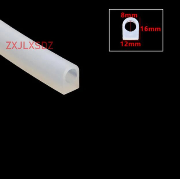 3 Metes D Type Door Gasket Silicone Rubber Sealing Strip Weatherstrip Water Retaining Strip Kitchen Water Stopper - | Xingtai Hanze Trading Co., Ltd.