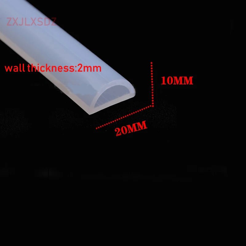 3 Metes D Type Door Gasket Silicone Rubber Sealing Strip Weatherstrip Water Retaining Strip Kitchen Water Stopper - | Xingtai Hanze Trading Co., Ltd.