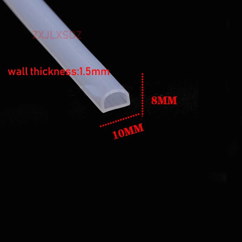 3 Metes D Type Door Gasket Silicone Rubber Sealing Strip Weatherstrip Water Retaining Strip Kitchen Water Stopper - | Xingtai Hanze Trading Co., Ltd.