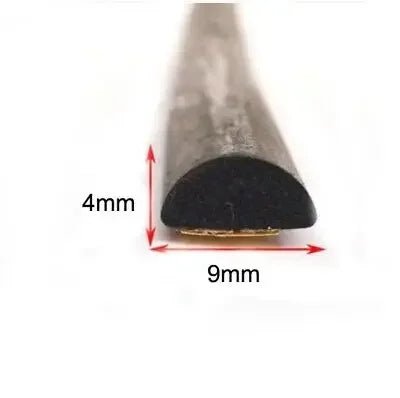 5 Meters D / I Type self adhesive door gasket rubber foam sealing strip windproof weatherstrip collision proof bar - | Xingtai Hanze Trading Co., Ltd.