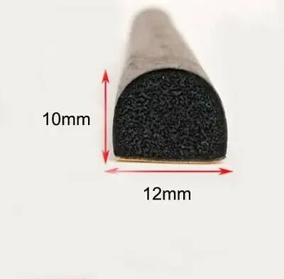 5 Meters D / I Type self adhesive door gasket rubber foam sealing strip windproof weatherstrip collision proof bar - | Xingtai Hanze Trading Co., Ltd.