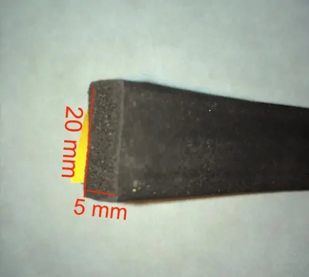 5 Meters D / I Type self adhesive door gasket rubber foam sealing strip windproof weatherstrip collision proof bar - | Xingtai Hanze Trading Co., Ltd.