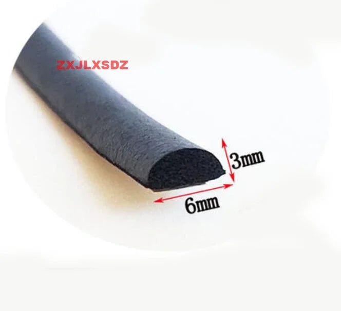 5 Meters D / I Type self adhesive door gasket rubber foam sealing strip windproof weatherstrip collision proof bar - | Xingtai Hanze Trading Co., Ltd.