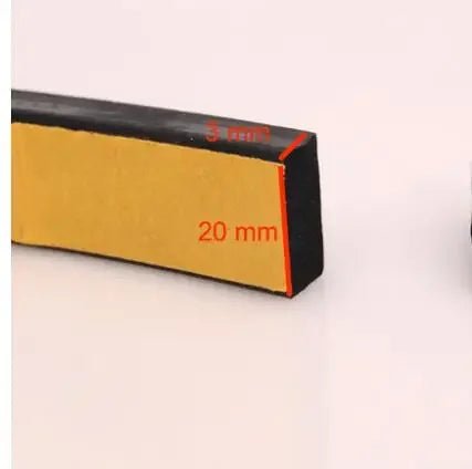 5 Meters D / I Type self adhesive door gasket rubber foam sealing strip windproof weatherstrip collision proof bar - | Xingtai Hanze Trading Co., Ltd.