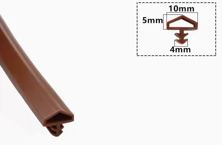 5 Meters door gasket high temperature resistance silicone rubber door window sealing strip weatherstrip caulking strip - | Xingtai Hanze Trading Co., Ltd.