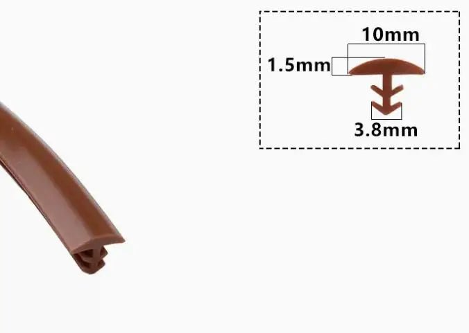 5 Meters door gasket high temperature resistance silicone rubber door window sealing strip weatherstrip caulking strip - | Xingtai Hanze Trading Co., Ltd.