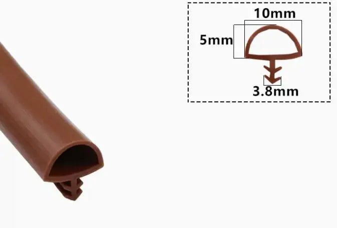 5 Meters door gasket high temperature resistance silicone rubber door window sealing strip weatherstrip caulking strip - | Xingtai Hanze Trading Co., Ltd.