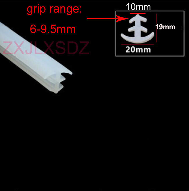 1 Meter T-Gasket Solar Panel Gap Seal Silicone Rubber Seal Strip Filling Strip