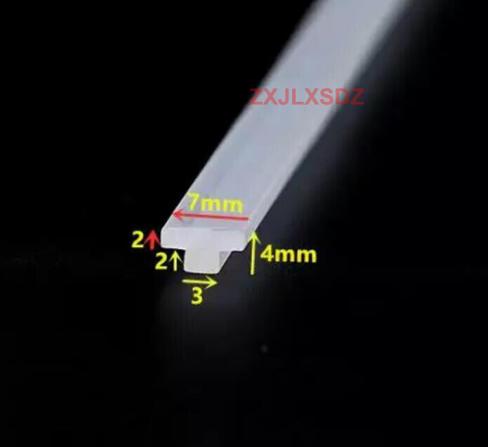 1 Meter T-Gasket Solar Panel Gap Seal Silicone Rubber Seal Strip Filling Strip