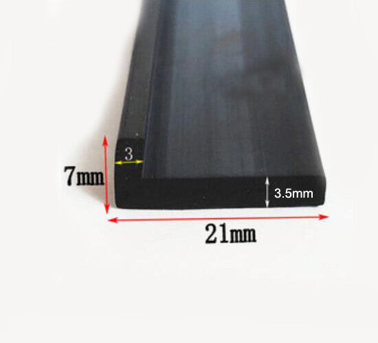 1 Meter L  Rubber Edge Strip Door Seal Strip Weatherstrip Edge Guard Edge Trim